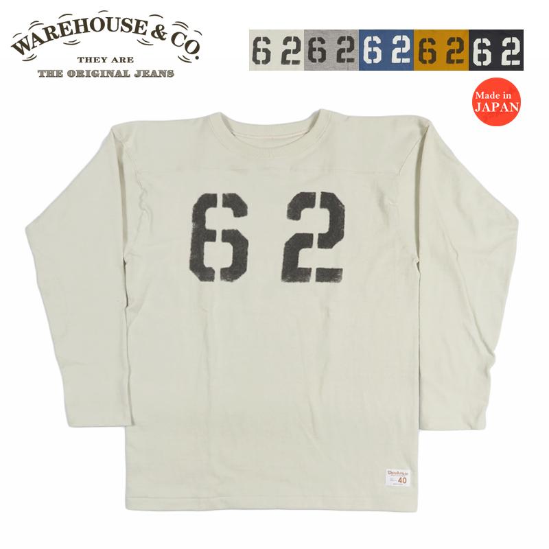 WAREHOUSE（ウエアハウス） ウェアハウス 長袖 Tシャツ フットボールT