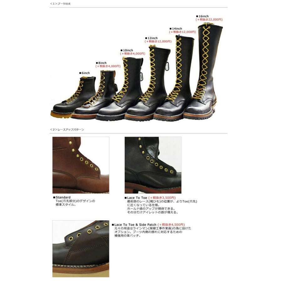 【カスタムオーダー】 WHITE'S BOOTS ホワイツ ブーツ スモークジャンパー SMOKE JUMPER ワークブーツ レザー｜earthmarket1｜02