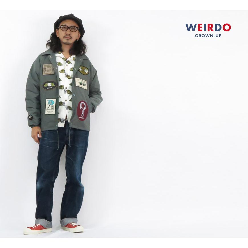WEIRDO（ウィアード） 長袖 コーチジャケット 着脱式ライナー付き
