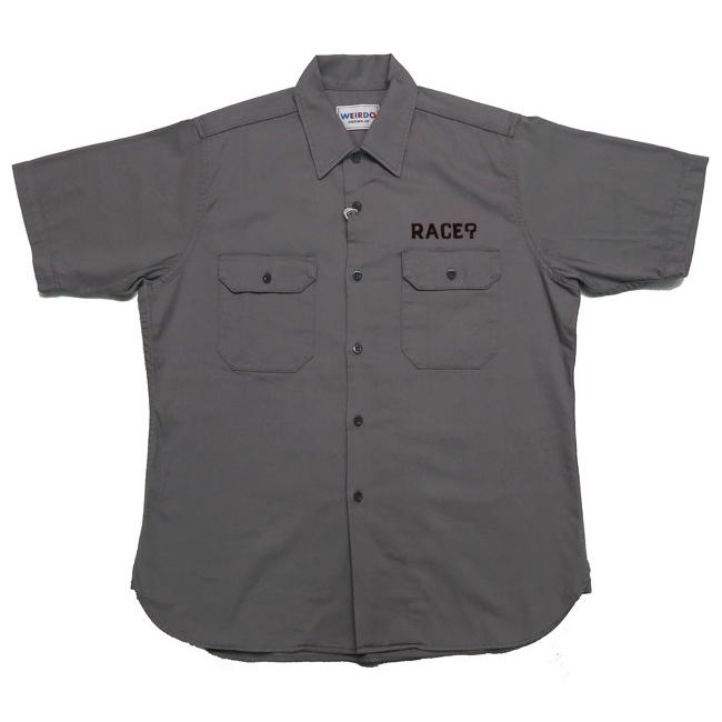 WEIRDO（ウィアード） 半袖 ワークシャツ 「WRD SUPPLY」 フロッキー
