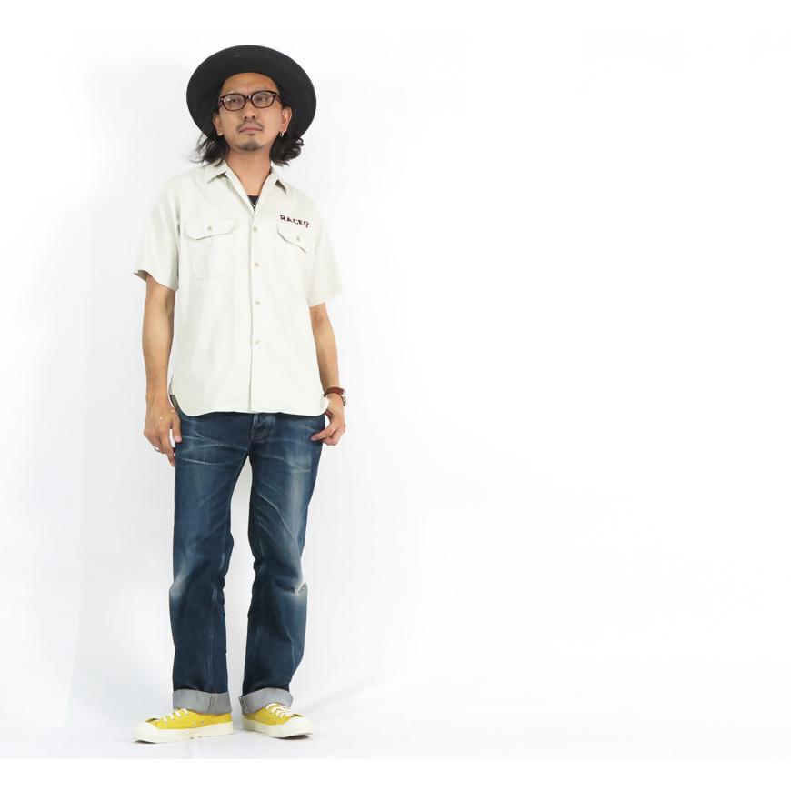 WEIRDO（ウィアード） 半袖 ワークシャツ 「WRD SUPPLY」 フロッキー