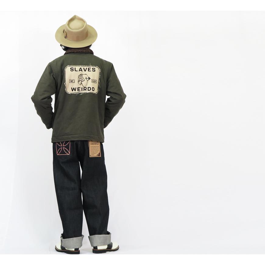 WEIRDO ウィアード カスタム デッキジャケット SLAVES GLAD HAND WEIRDO ウィアード カスタム デッキジャケット SLAVES GLAD HAND