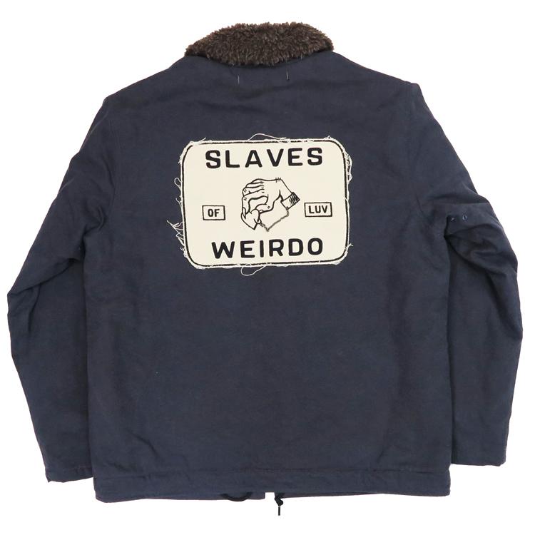WEIRDO ウィアード カスタム デッキジャケット SLAVES GLAD HAND WEIRDO ウィアード カスタム デッキジャケット SLAVES GLAD HAND