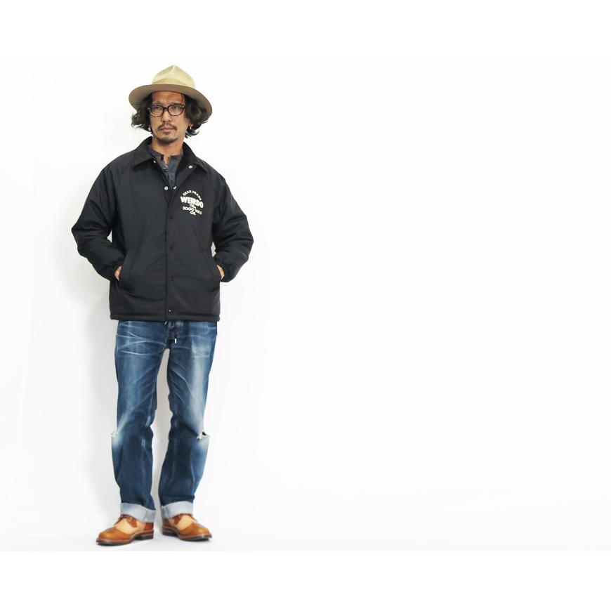 WEIRDO ウィアード 裏ボア コーチジャケット 3000MILE 撥水加工 WEIRDO ウィアード 裏ボア コーチジャケット 3000MILE 撥水加工