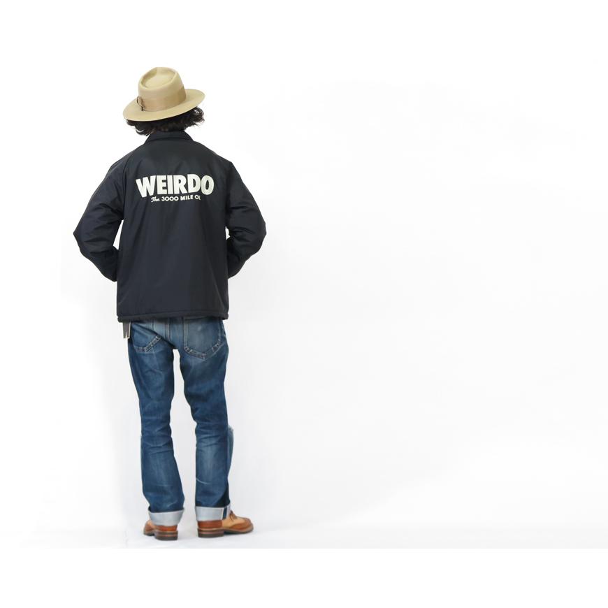 WEIRDO ウィアード 裏ボア コーチジャケット 3000MILE 撥水加工 WEIRDO ウィアード 裏ボア コーチジャケット 3000MILE 撥水加工
