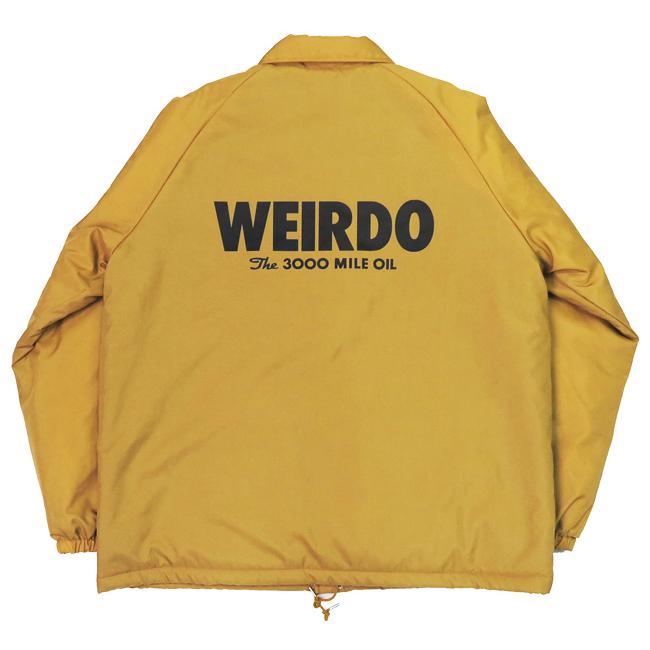 WEIRDO ウィアード 裏ボア コーチジャケット 3000MILE 撥水加工 WEIRDO ウィアード 裏ボア コーチジャケット 3000MILE 撥水加工