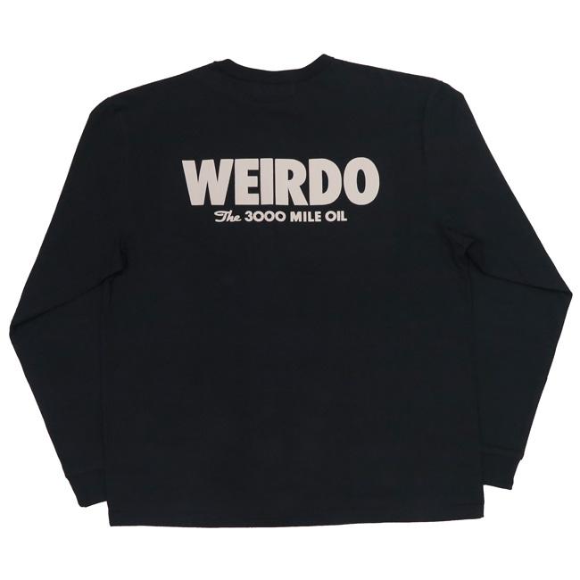 WEIRDO ウィアード 長袖 ヘビーウェイト クルーネック Tシャツ 3000MILE 発泡プリント GLAD HAND グラッドハンド WRD-23-AW-14｜earthmarket1｜09