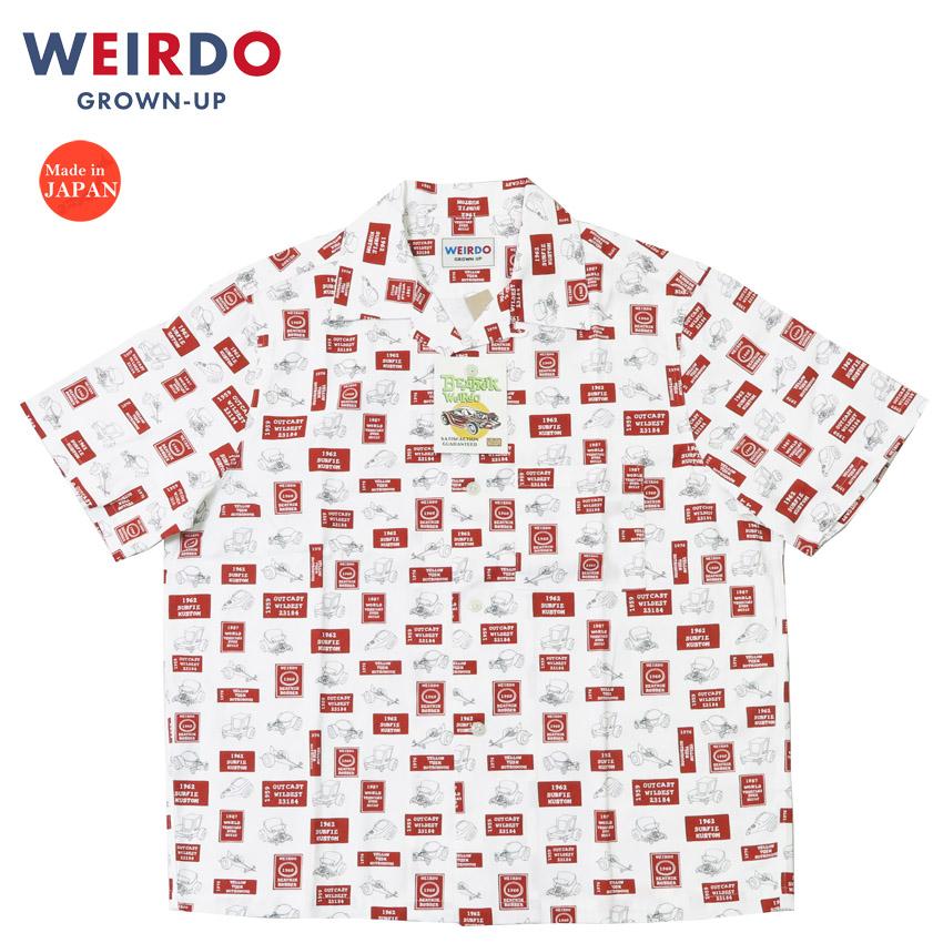 WEIRDO（ウィアード） 半袖 コットンオックス ワークシャツ Big Daddy