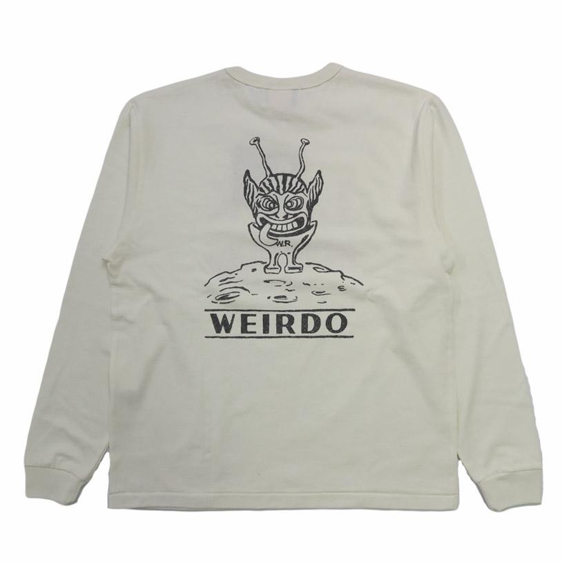 WEIRDO（ウィアード） グラッドハンド 長袖 クルーネック Tシャツ LOOK