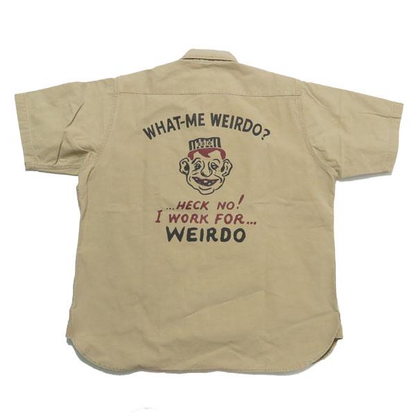 WEIRDO（ウィアード） 半袖 ワークシャツ WHAT-ME WEIRDO? - S/S WORK