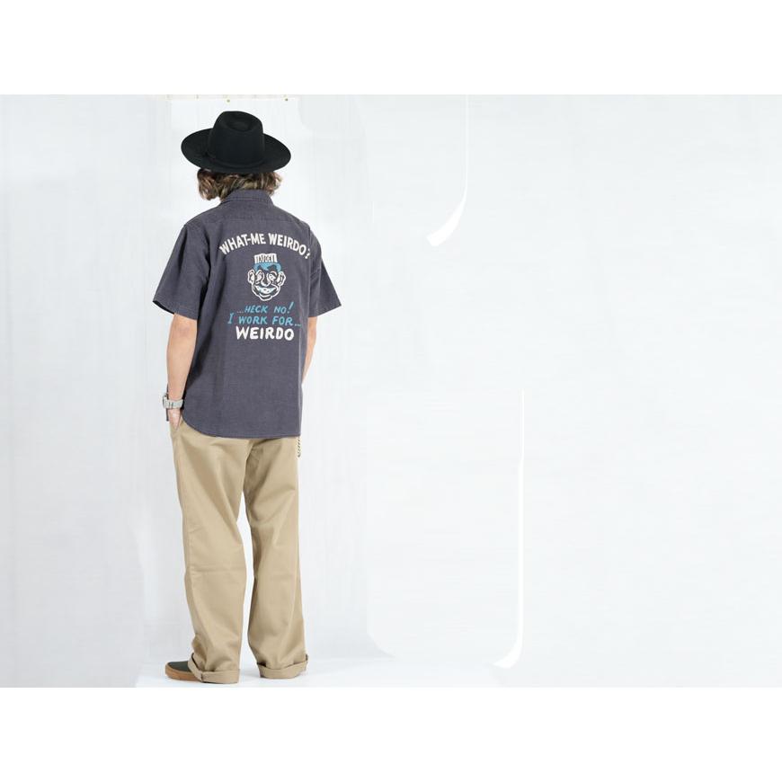 WEIRDO（ウィアード） 半袖 ワークシャツ WHAT-ME WEIRDO? - S/S WORK