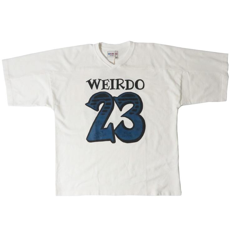 WEIRDO（ウィアード） 半袖 コットンメッシュ ジャージ フットボール T