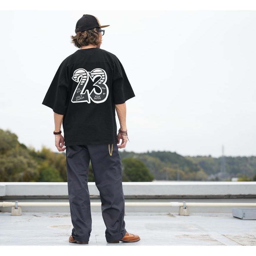WEIRDO（ウィアード） 半袖 コットンメッシュ ジャージ フットボール T