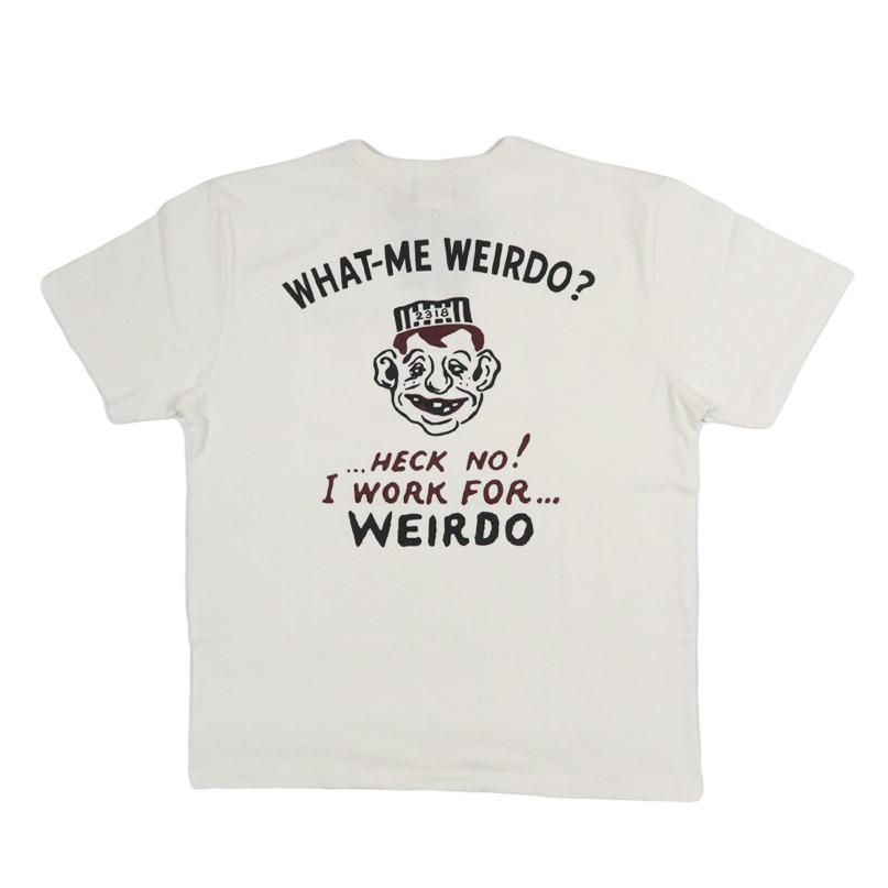 WEIRDO ウィアード ショットグラス WEIRDO（ウィアード） 半袖 プリントTシャツ WHAT-ME WEIRDO? GLAD