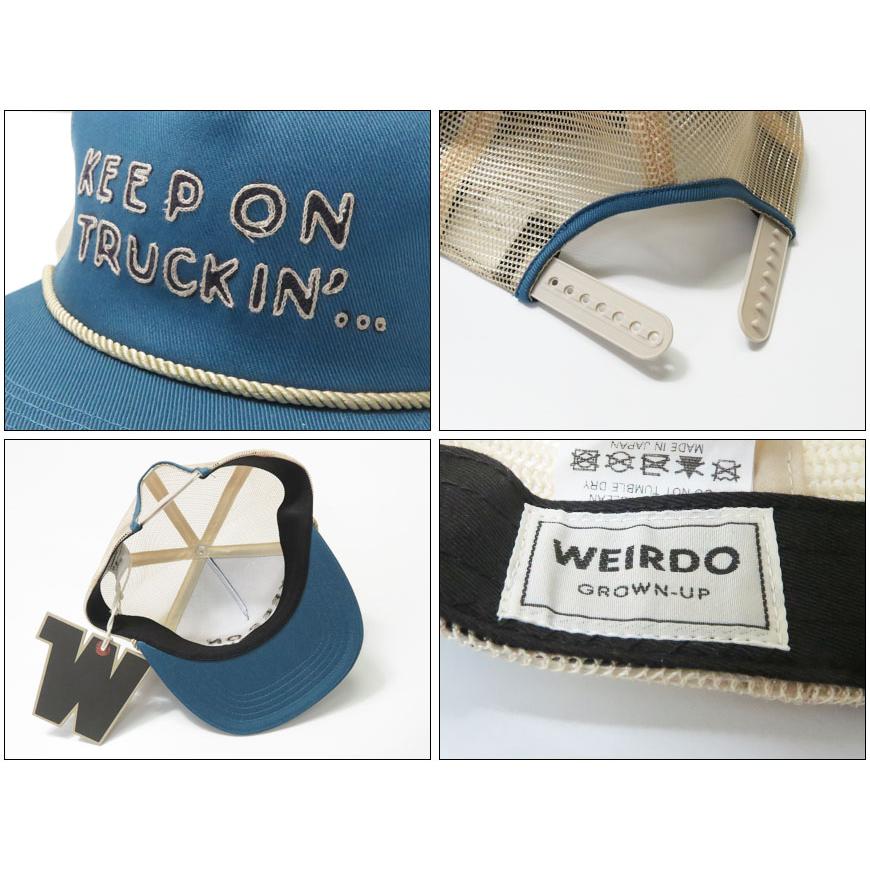 WEIRDO（ウィアード） トラッカーキャップ KEEP ON TRUCKIN TRUCKER