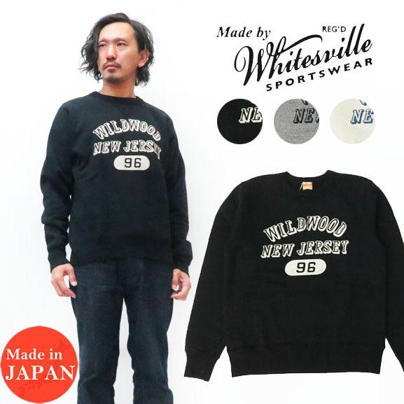 WHITESVILLE WHITES VILLE ホワイツビル SWEAT SHIRT プリント