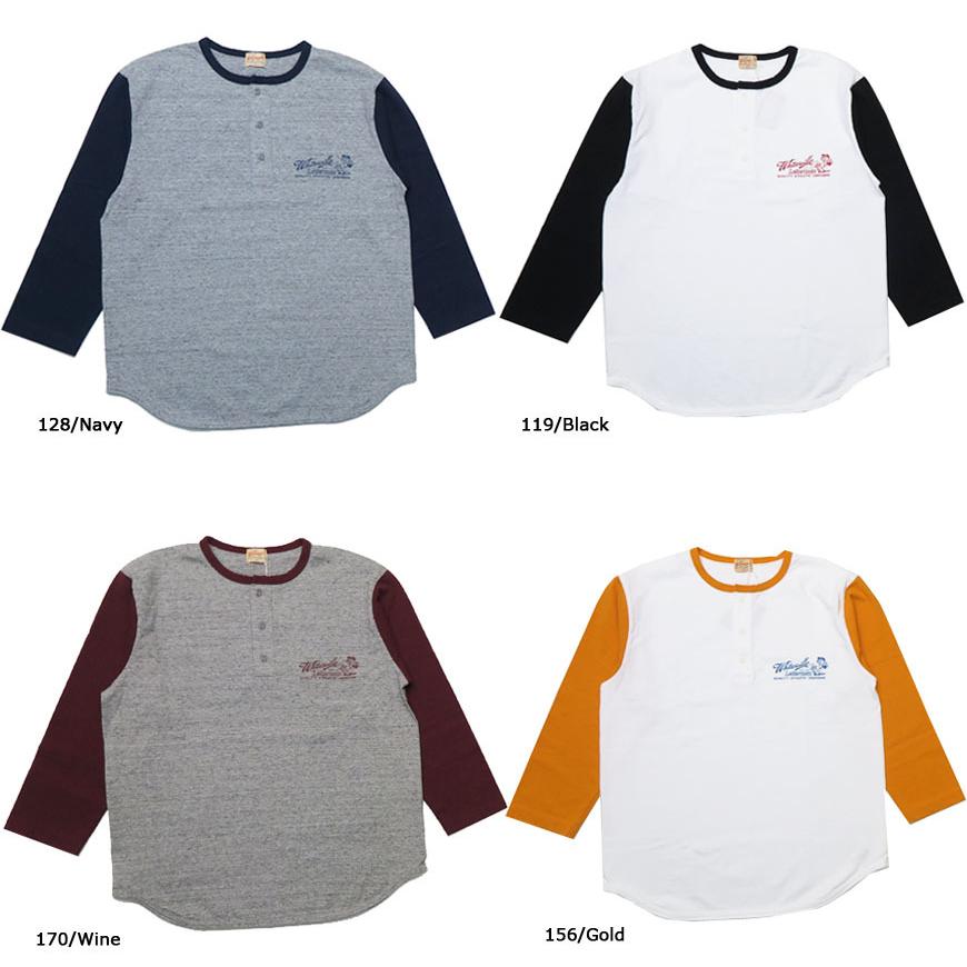 WHITESVILLE WHITES VILLE ホワイツビル 七分袖 ヘンリーネック