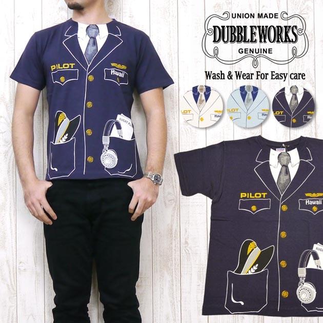 DUBBLEWORKS（ダブルワークス） DUBBLE WORKS Tシャツ 半袖 丸胴 
