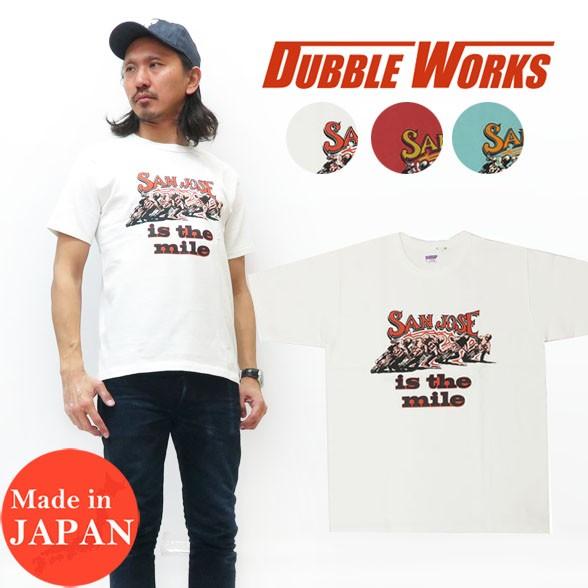 DUBBLEWORKS（ダブルワークス） ヘビーウェイト プリント 半袖 T