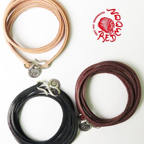 レッドムーン REDMOON レザーブレスレット YK-WBS チャーム付き サドルレザー 多重巻き yk-wbs レッドムーン REDMOON レザーブレスレット YK-WBS チャーム付き サドル