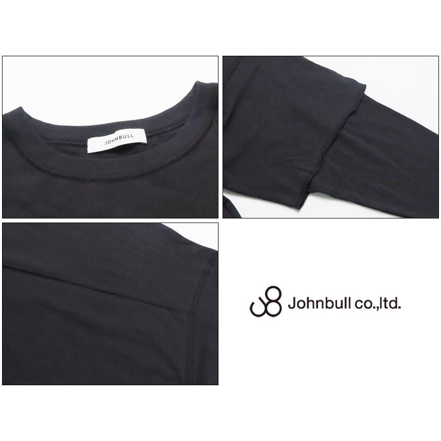 JOHNBULL ジョンブル レディース 無地 インレイレイヤード プルオーバー Tシャツ ZC697 Johnbull（ジョンブル） レディース 無地 インレイレイヤード プル