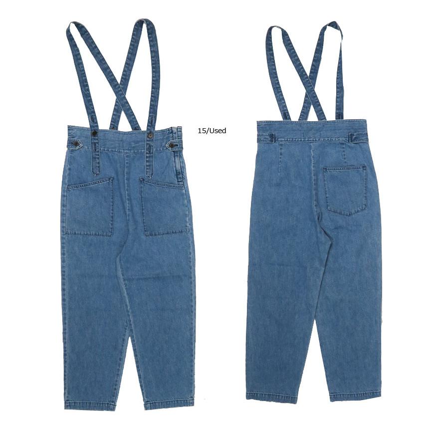 Johnbull（ジョンブル） デニム サスペンダー パンツ ユーズド