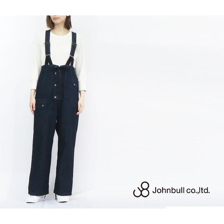 Johnbull（ジョンブル） デニム サスペンダー パンツ インディゴ