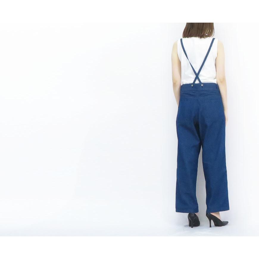 Johnbull（ジョンブル） デニム サスペンダー パンツ インディゴ