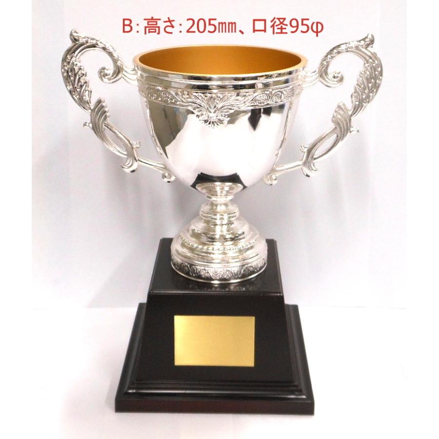 アーストロフィー 優勝カップ金属製W074 A〜Dサイズ【プレート彫刻無料】〔Aのみ白大理石付〕の画像