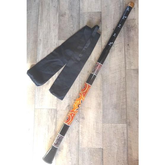 スライドディジュリドゥー=点描画モデルB=《ケース付き》 〈トラベル