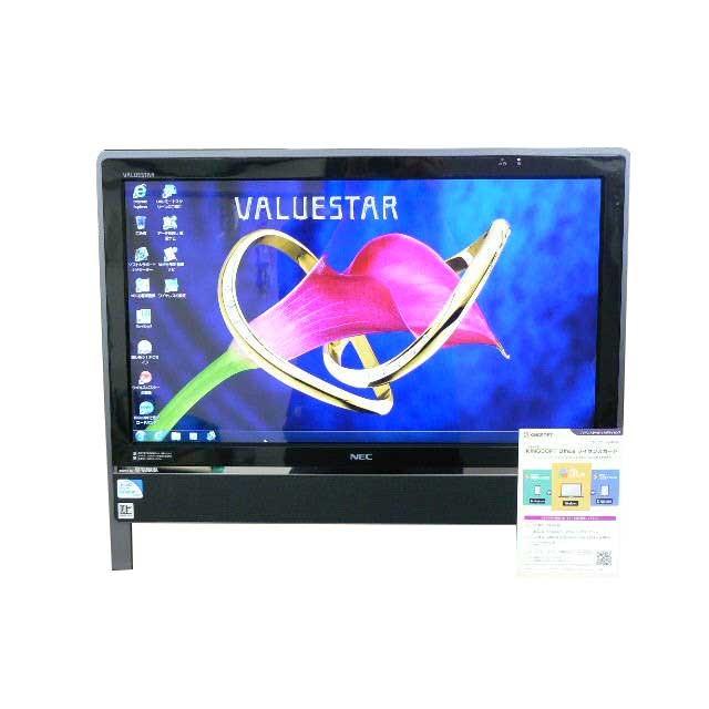 NEC デスクトップパソコン 中古パソコン VN370/C ブラック