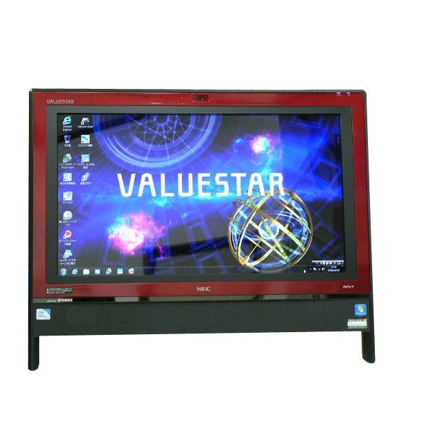 NEC デスクトップパソコン 中古パソコン VN370/H レッド デスクトップ 