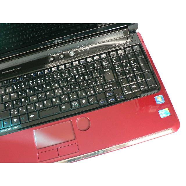 富士通（FUJITSU） ノートパソコン 中古パソコン AH55/C レッド 