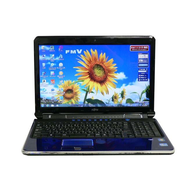 富士通（FUJITSU） ノートパソコン 中古パソコン AH77/D ブルー 