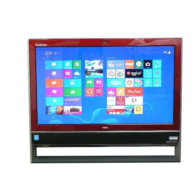NEC デスクトップパソコン 中古パソコン VN370/M レッド デスクトップ