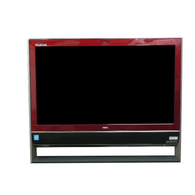 NEC デスクトップパソコン 中古パソコン VN370/M レッド デスクトップ