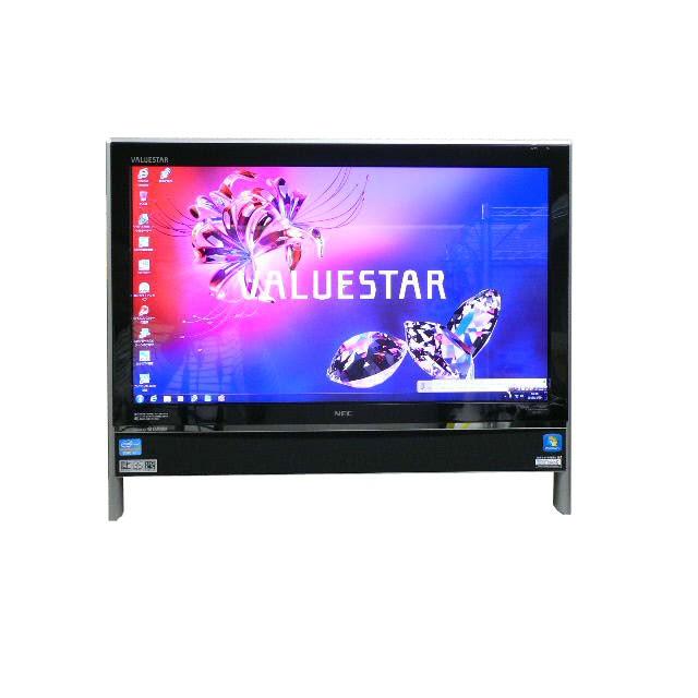 【中古】NEC デスクトップパソコン パソコン VN770/F ブラック デスクトップ 一体型 本体 Windows7 Core i7 ブルーレイ 地デジ/BS/CS 8GB/2TB NEC デスクトップパソコン 中古パソコン VN770/F ブラック