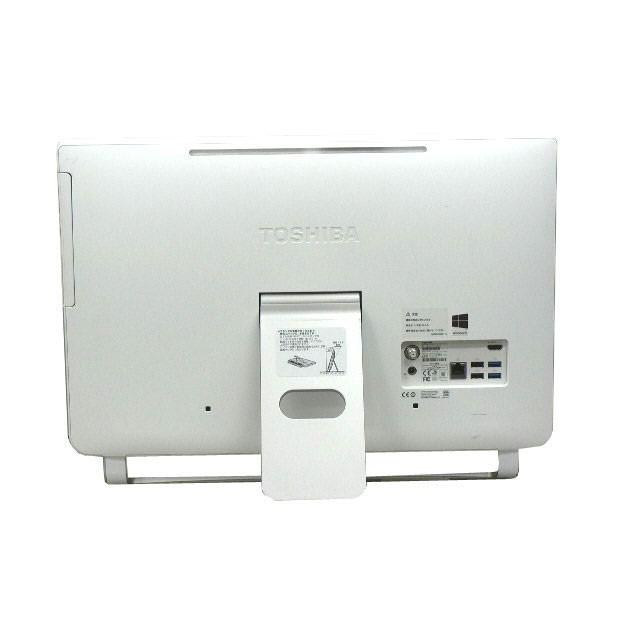 東芝 デスクトップパソコン 中古パソコン D713/T7 ホワイト デスクトップ 一体型 本体 Windows8 Core i7 ブルーレイ 地デジ/BS/CS 8GB/2TBの画像