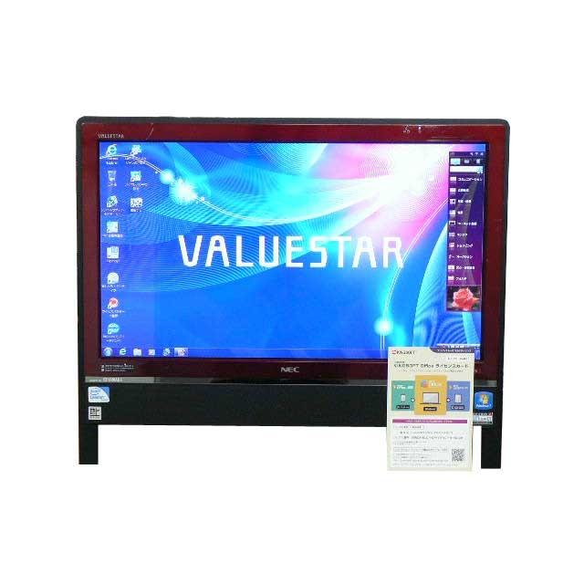 NEC 液晶一体型 Windows7 デスクトップパソコン 中古パソコン NEC