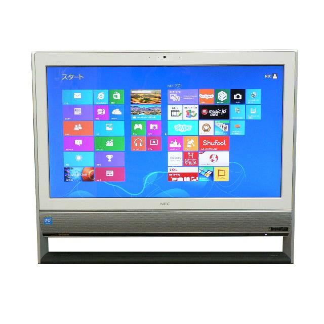 【中古】 液晶一体型 Windows8 デスクトップパソコン NEC Celeron DVD 地デジ/BS/CS 4GB/1TB NEC 液晶一体型 Windows8 デスクトップパソコン 中古パソコン NEC