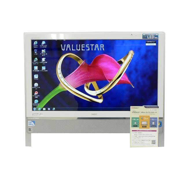 NEC 液晶一体型 Windows7 デスクトップパソコン 中古パソコン NEC