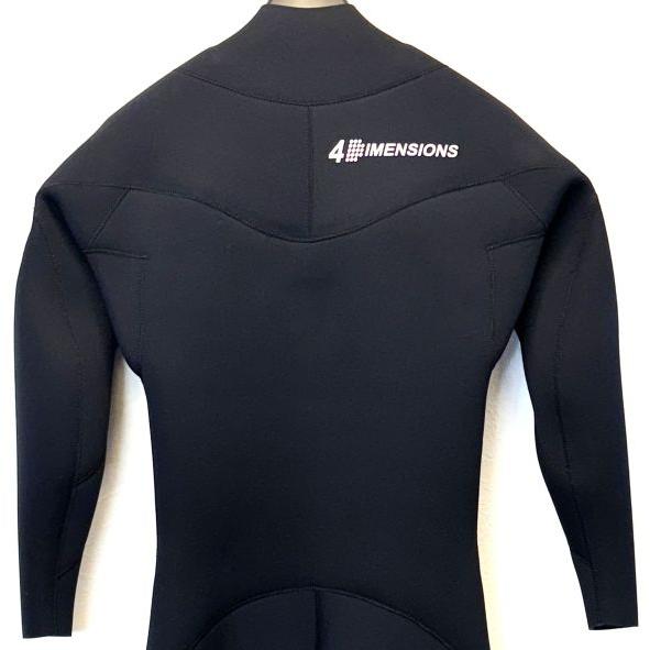 ウェットスーツ フルジャージ 新品 4DIMENSIONS 4D MEN'S CELL CHEST ZIP ジャージ 3mm