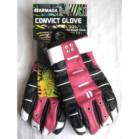 旧モデル セール ARMADA CONVICT GLOVE アルマダ フリースタイルスキー グローブ Black/Purple｜earthweb-shop