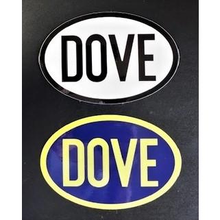 送料込み価格 DOVE ダブ サーフィン ウェットスーツ ステッカー 楕円