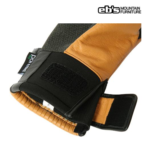 送料無料 2223モデル eb's エイビス CARVING MITT STRONG SNOWBOARD GLOVE AMBER スノーボード グローブ ミット カービングミット