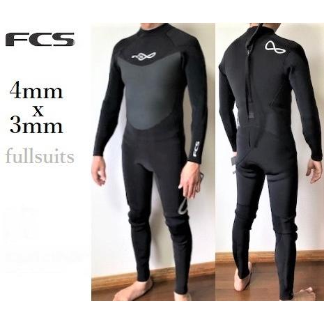 FCS メンズウェットスーツ ４／3mm 　MLサイズ フルスーツ FCS OUTLETセール WETSUITS 4/3MM フルスーツ ウェットスーツ