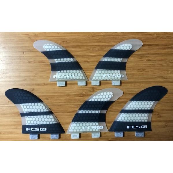 FCS 送料無料あり 日本正規品 FCS FIN V2 PC TRI-QUAD FINS エフ