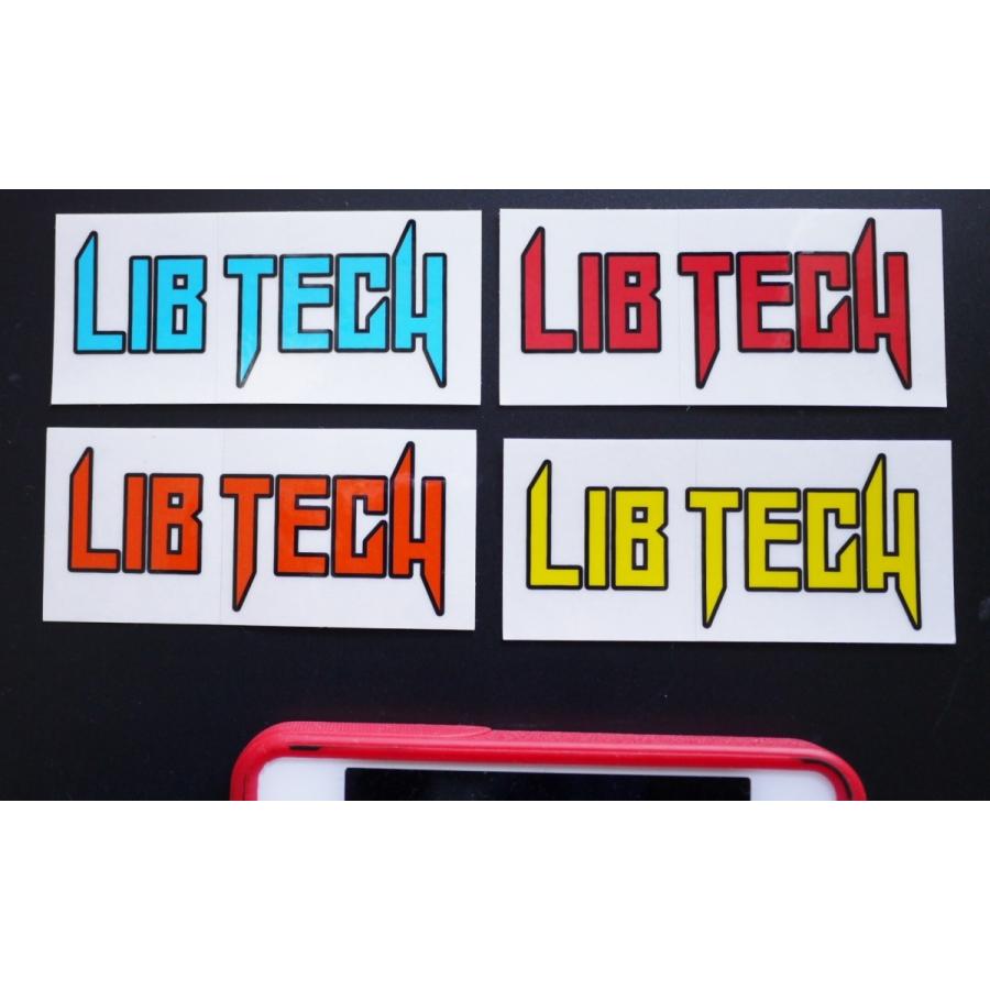 送料無料 LIB TECH リブテック ロゴ ステッカー シールタイプ スノーボード｜earthweb-shop
