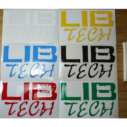 LIB TECH　リブテック　ステッカー LIB TECH（リブテック） 送料無料 ステッカー LARGE ダイカット