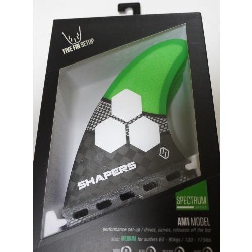 AM2 Techflex 5-Fin SHAPERS FINS AM-1 spectrum FIVE FIN（3+2